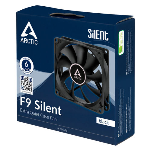 Ventilador 9cm Arctic F9 Silent Negro | Quonty.com | ACFAN00211A