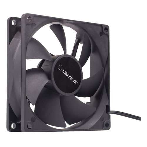 Ventilador 9cm Unyka 2.000rpm Negro | Quonty.com | 51789