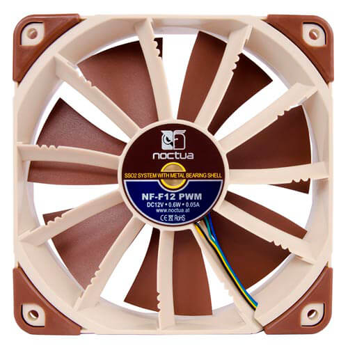 Ventilador Noctua Nf-F12 Pwm 12cm 300/1.500rpm | Quonty.com | NF-F12PWM