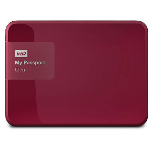 Hdd Wd Ext 2.5&Quot; 1tb Usb3.0 My Passport Ultra Wild Berry | Quonty.com | WDBGPU0010BBY-EESN