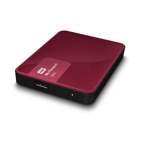 Hdd Wd Ext 2.5&Quot; 1tb Usb3.0 My Passport Ultra Wild Berry | Quonty.com | WDBGPU0010BBY-EESN