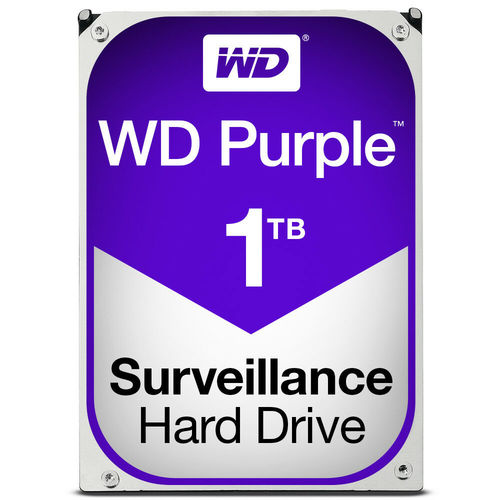 Hdd Wd 3.5'' 1tb 5400rpm 64mb Sata3 Purple | Quonty.com | WD10PURZ