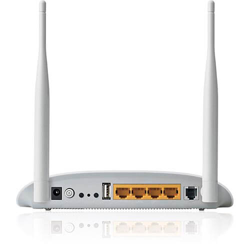 Router Tp-Link Td-W8968 Adsl2+ 4ptos Wifi-N/300mbps 2antenas | Quonty.com | TD-W8968