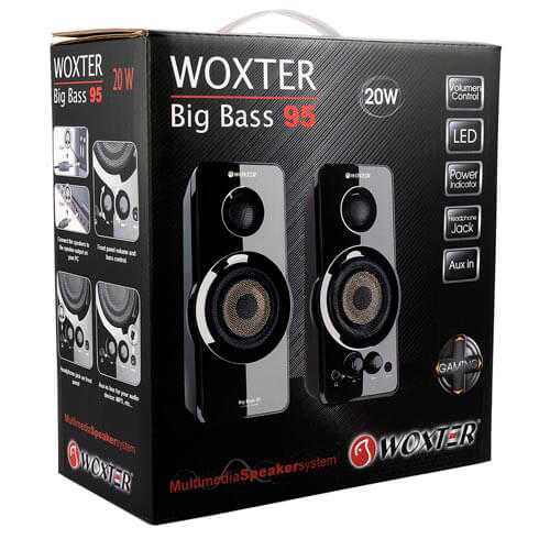 Altavoces Woxter Big Bass 95 2.0 - 20w | Quonty.com | SO26-031