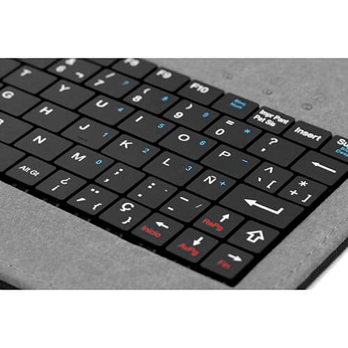 Funda Tablet Woxter Cover Key 80 C/Teclado Negro | Quonty.com | TB26-096