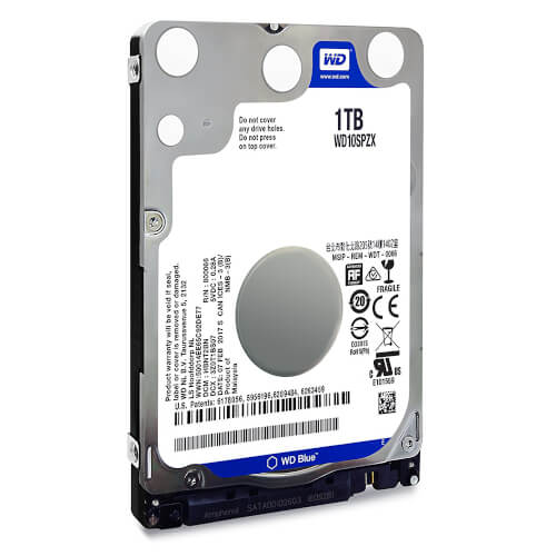 Hdd Wd 2.5&Quot; 1tb 5400rpm 128mb Sata3 Blue | Quonty.com | WD10SPZX