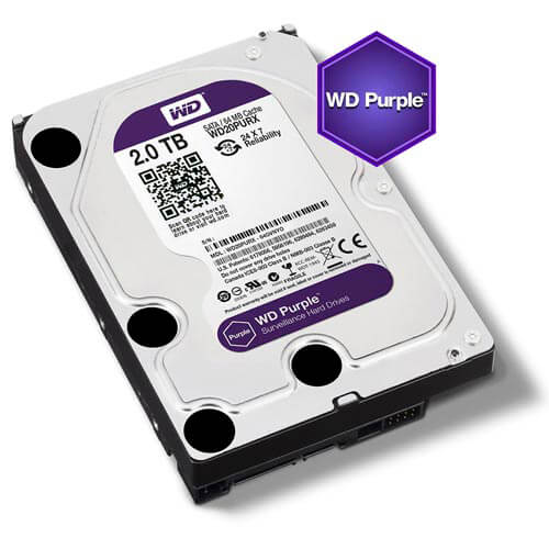 Hdd Wd 3.5'' 2tb 5400rpm 64mb Sata3 Av Purple | Quonty.com | WD20PURX