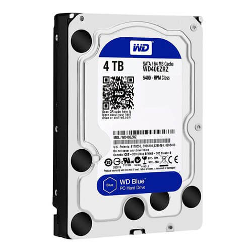 Hdd Wd 3.5'' 4tb 5400rpm 64mb Sata3 Blue | Quonty.com | WD40EZRZ