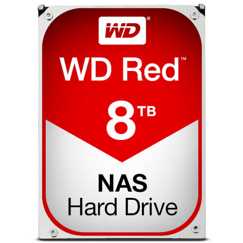 Hdd Wd Nas 3.5'' 8tb 5400rpm 128mb Sata3 Red | Quonty.com | WD80EFAX