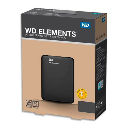 Hdd Wd Ext. 2.5'' 2tb Usb3.0 Elements Negro | Quonty.com | WDBU6Y0020BBK