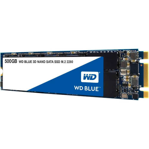 Ssd Wd M.2 500gb Blue 3d Sata3 | Quonty.com | WDS500G2B0B