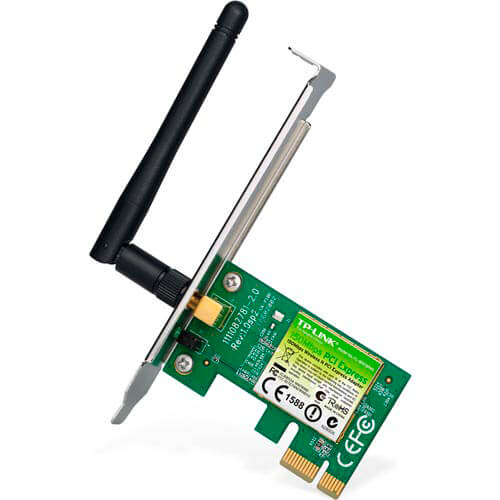 Tarjeta Red Wifi Tp-Link Tl-Wn781nd Pci-E Wifi-N/150mbps | Quonty.com | TL-WN781ND