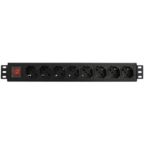 Regleta Wp 19&Quot; 8 Tomas Schuko | Quonty.com | WPN-PDU-G01-08