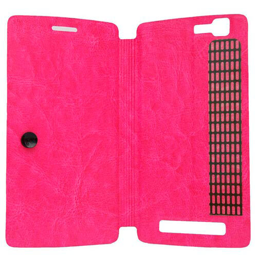 Funda Libro Cubot X12 Rosa | Quonty.com | X12BOOKCOVERP