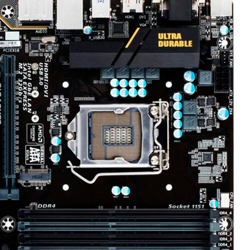 Placa Gigabyte Z170-D3h Intel1151 4ddr4 Pcx3.0 Hdmi/Dvi | Quonty.com | GA-Z170-D3H