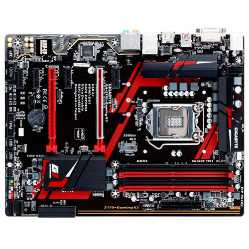 Placa Gigabyte Z170-Gaming K3 Intel1151 Ddr4 Hdmi Pcie3.0 | Quonty.com | GA-Z170-GAMING K3