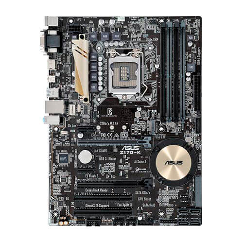 Placa Asus Z170-K Intel1151 4ddr4 Hdmi Pcx3.0 Sata3 Usb3.1 | Quonty.com | 90MB0NB0-M0EAY0