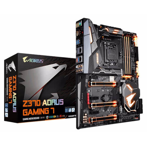 Placa Gigabyte Z370-Gaming 7 Aorus Intel1151 Ddr4 Pcx3.0 Atx | Quonty.com | GA-Z370-GAMING 7 AORUS