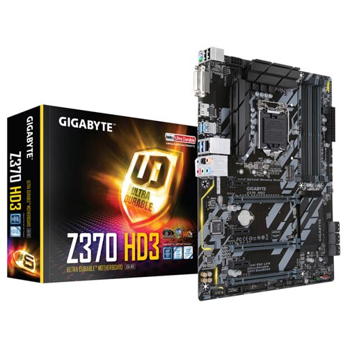 Placa Gigabyte Z370 Hd3 Intel1151 Ddr4 Pcx3.0 Atx Dvi Hdmi | Quonty.com | Z370 HD3