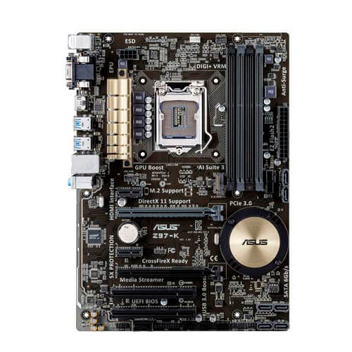Placa Asus Z97-K Intel1150 4ddr3 Hdmi Pcx3.0 Sata3 Usb3.0 | Quonty.com | 90MB0IP0-M0EAY0