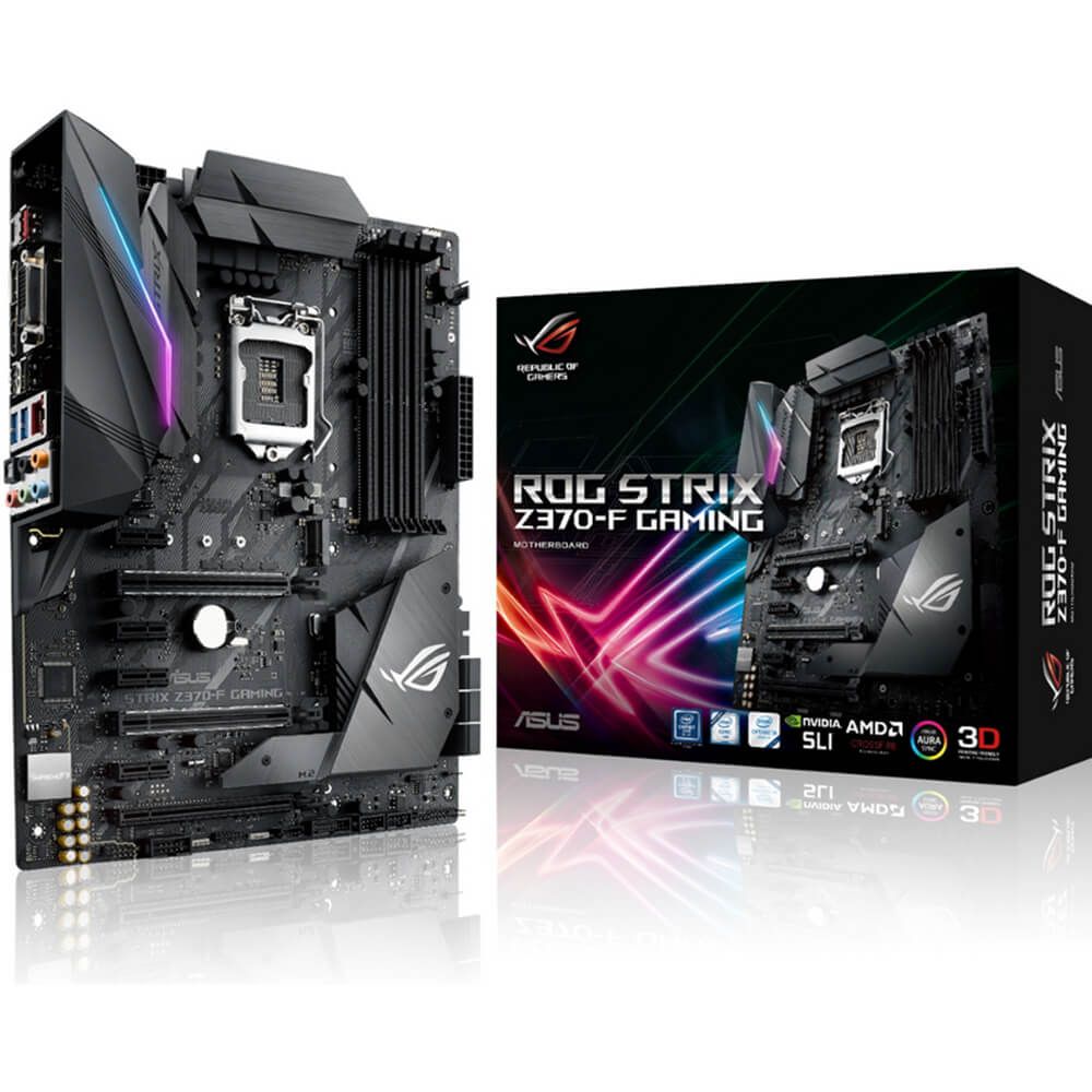 Asus Rog Strix Z370 F Gaming Lga 1151 Socket H4 Atx Placa Quonty