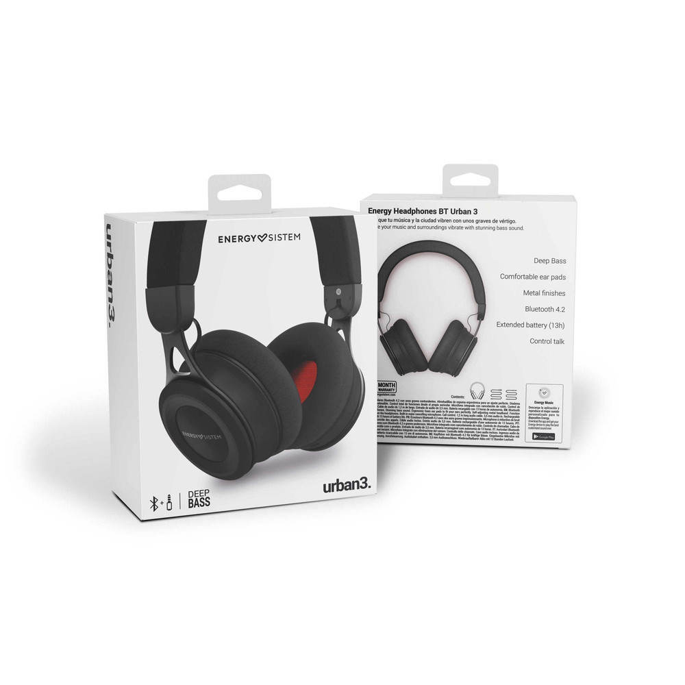 Energy Sistem BT Urban 3 auriculares para móvil Binaural Diadema Blanco