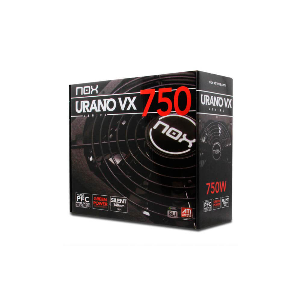 Fuente Nox Urano Vx 750w Pfc Activo 85 14cm Atx Quonty Com Fuente Nox Urano Vx 750w Pfc Activo 85 14cm Atx Quonty Com