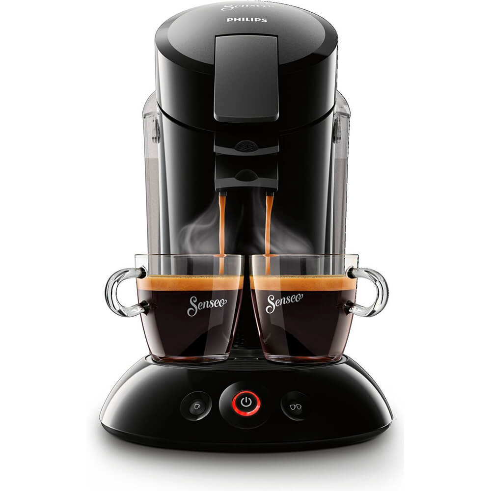 Philips Senseo 2 tazas porta cápsulas de cafetera negro 422225962271