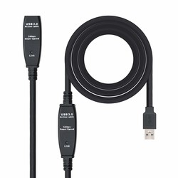 

Cable Usb Nano Cable Usb3.0 A/M - Usb3.0 A/H 10.0m Negro Alargador C/A