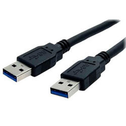 Cable Nano Cable Usb3.0 A/M - Usb3.0 A/M 2.0m Negro | Quonty.com | 10.01.1002-BK