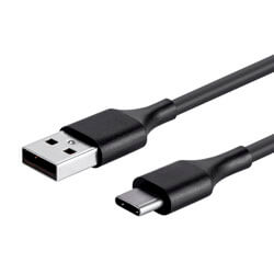 Cable Usb Nano Cable Usb2.0 A/M - Usb Tipo C/M 1.0m Negro 3a | Quonty.com | 10.01.2101