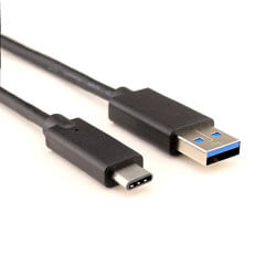 Cable Usb Nano Cable Usb3.1 A/M - Usb3.1 C/M Gen2 10gbps | Quonty.com | 10.01.4001