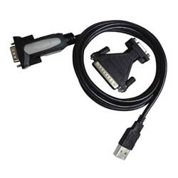 Cable Usb Conversor Serie Nano Cable A/M-Rs232 Db9/M Db25/M | Quonty.com | 10.03.0002
