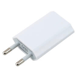 

Cargador Pared Nano Cable Ipod-Iphone 5v 1a Blanco