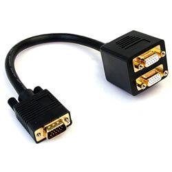 

Cable Bifurcador Svga(3c+9) Nano Cable Hdb15/M - 2xhdb15/H Oro 0,20m