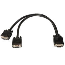 Cable Bifurcador Svga Nano Cable Hdb15/M - 2hdb15/H | Quonty.com | 10.15.2000