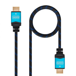 

Cable Hdmi Nano Cable Hdmi A/M - Hdmi A/M V2.0 1,0m Alta 4k Negro