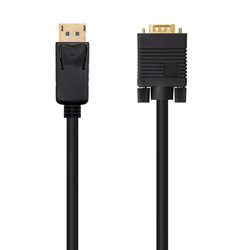 

Conversor Nano Cable Displayport/Macho A Vga/Macho 3m Negro