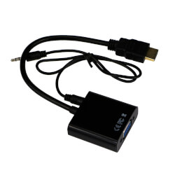 

Conversor Nano Cable Hdmi A Vga + Audio 0,10m Negro