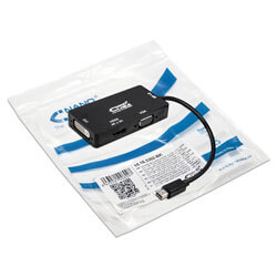 

Conversor Nano Cable Mini Displayport A Vga/Dvi/Hdmi 15cm Negro