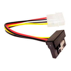 

Cable Molex/Sata Alimentacion Nano Cable Molex/M - Sata/H Acodado 0,16