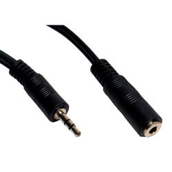 

Cable Audio Nano Cable Jack3.5/M - Jack3.5/H Estereo 3,0m Negro