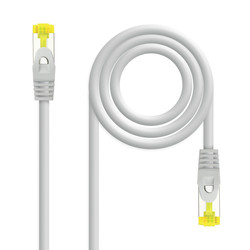 

Latiguillo/Cable Red Nano Cable Rj45 Cat.6a Sftp Awg26 15m Gris