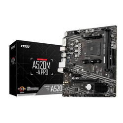 Placa Msi A520m-A Pro Amd Am4 Ddr4 Hdmi Pcie3.0 Usb3.2 Matx | Quonty.com | 911-7C96-001
