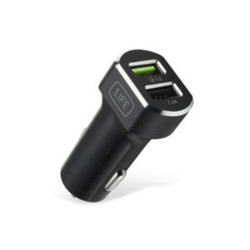 

Cargador Coche 1life 2usb 2.4a Negro