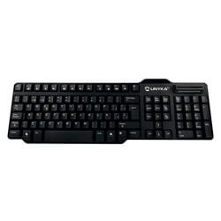 

Teclado Unyka Sck-818 Usb Negro Lector Tarjetas