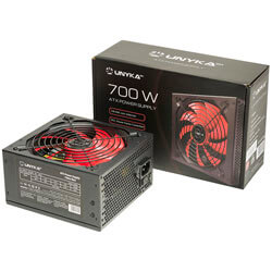 Fuente Unyka 700w Pfc-Pasivo 14cm Atx | Quonty.com | 52036