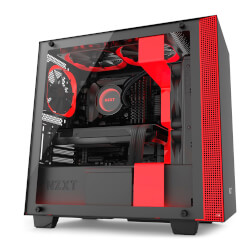

Caja Semitorre Nzxt H400i Smart Matx Negro Y Rojo (Ca-H400w-Br)