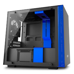 

Caja Semitorre Nzxt Atx H200i (Ca-H200w-Bl) Negro /Azul