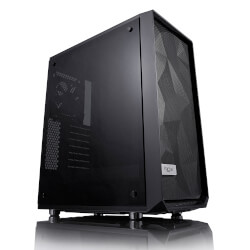 Fractal Caja Meshify C Blackout Ventana Cristal Templado Atx | Quonty.com | FD-CA-MESH-C-BKO-TG